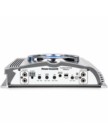 Amplificador Power Acoustik TS980-2 - Ligações e Controlos