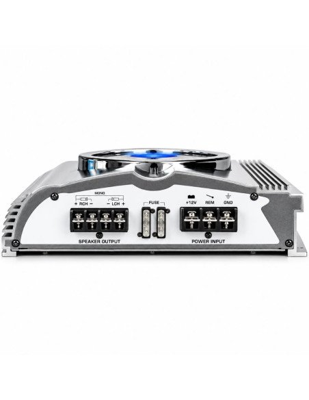 Amplificador Power Acoustik TS980-2 - Ligações de Alimentação e Altifalantes